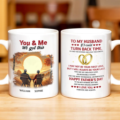You & Me We Got This, Sunset and Autumn Trees - Personalized Custom Coffee Mug - HSB029_MG