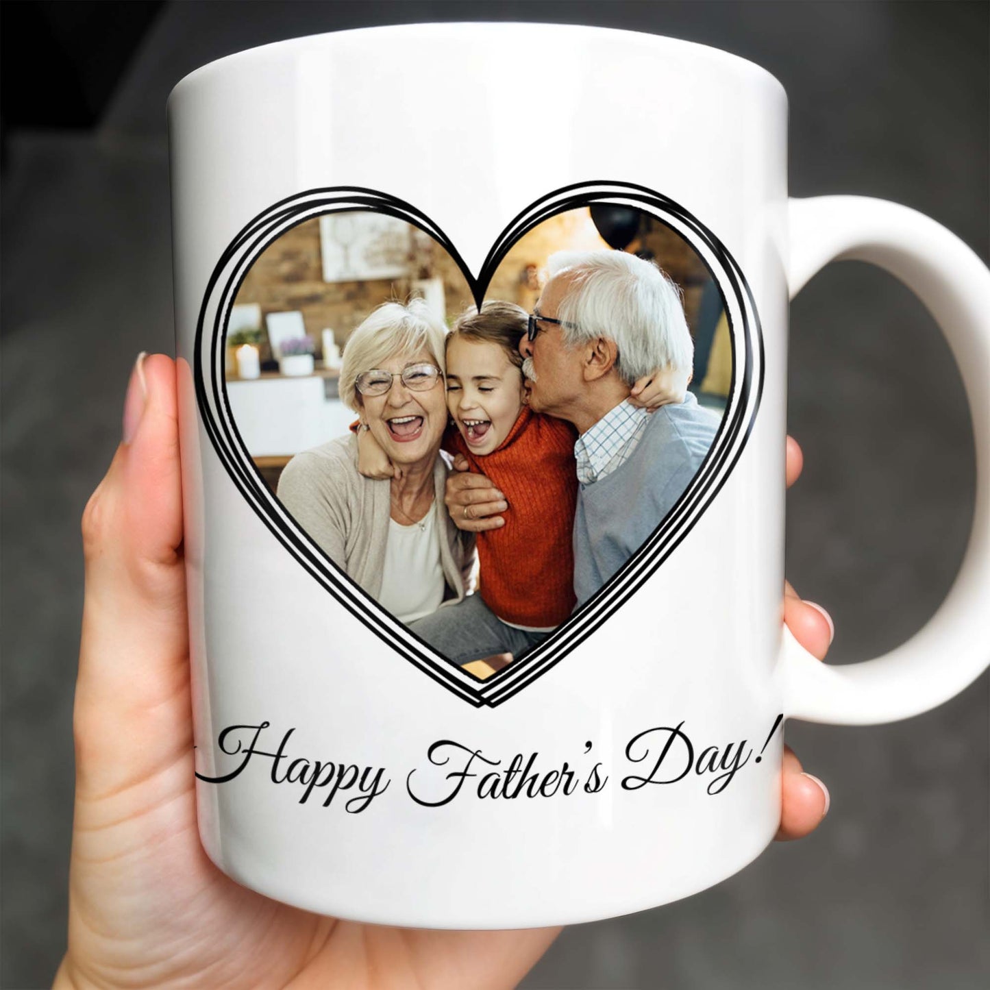 To My Dearest Husband, You Were, And Always Will Be, The Most Wonderful Father And Grandfather - Personalized Custom Coffee Mug - HSB031_MG