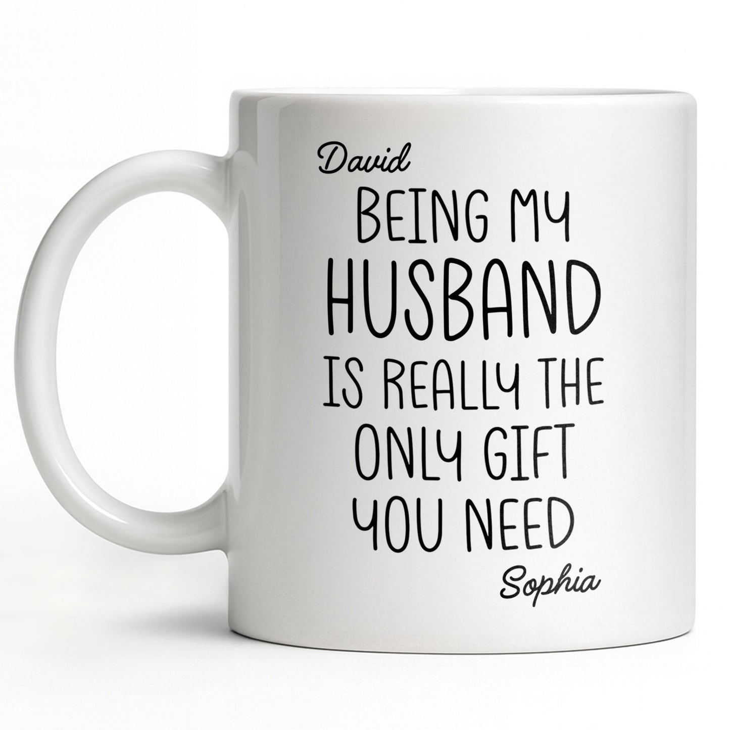 Being My Husband Is Really The Only Gift You Need - Personalized Custom Coffee Mug - HSB068_MG
