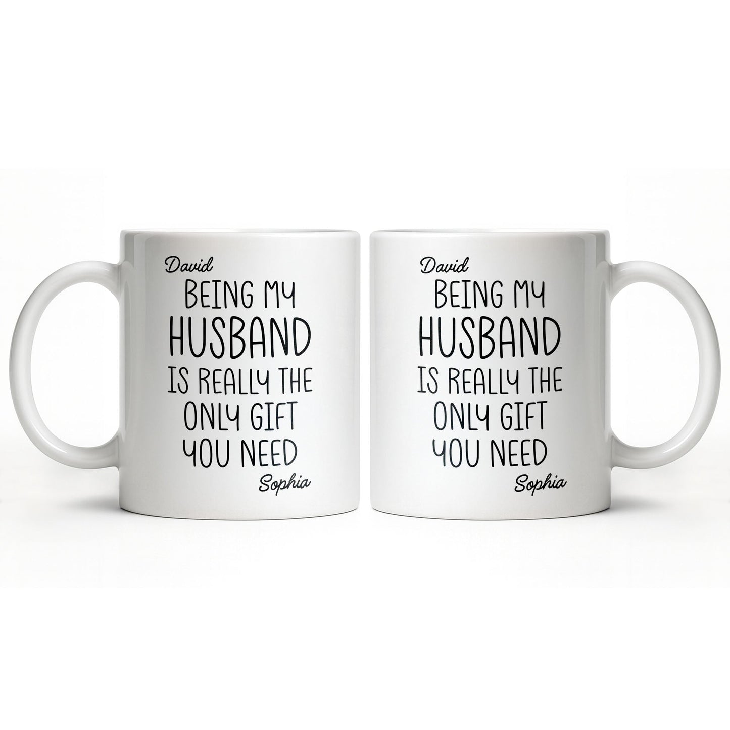 Being My Husband Is Really The Only Gift You Need - Personalized Custom Coffee Mug - HSB068_MG