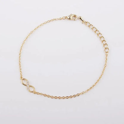 Infinity Number 8 Chain Bracelet
