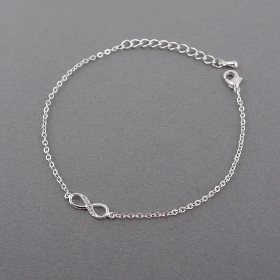 Infinity Number 8 Chain Bracelet