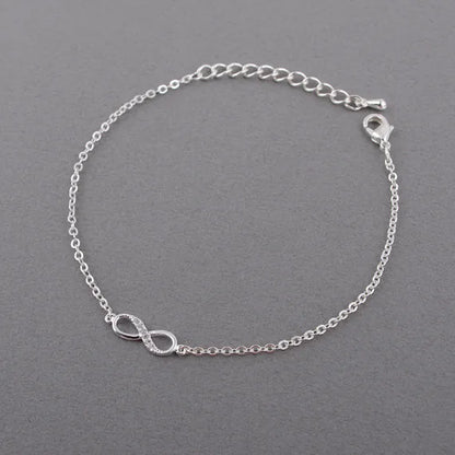 Infinity Number 8 Chain Bracelet