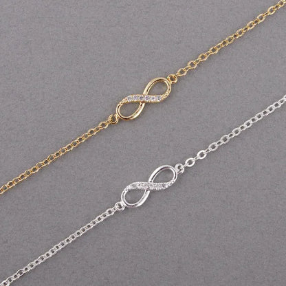 Infinity Number 8 Chain Bracelet