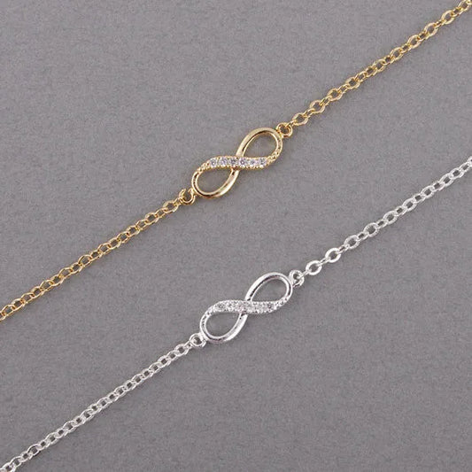 Infinity Number 8 Chain Bracelet