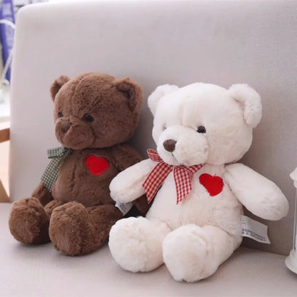 Classic Teddy Bear Plush with Heart 35cm or 50cm