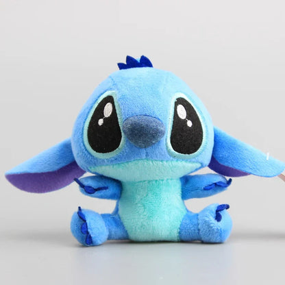 Cute Cartoon Lilo & Stitch Plush Keychain - 10 Pcs Kawaii Gift Set