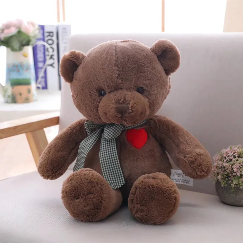 Classic Teddy Bear Plush with Heart 35cm or 50cm