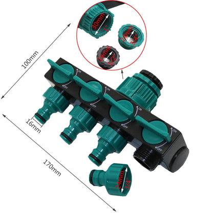 4 Way Water Splitters Valve