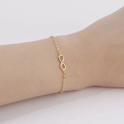 Infinity Number 8 Chain Bracelet