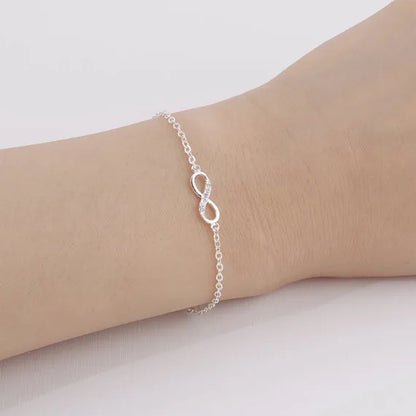 Infinity Number 8 Chain Bracelet