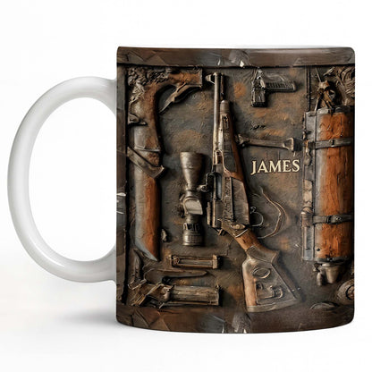 Personalized Hunting Enthusiast Gear - Personalized Custom Coffee Mug - HTG005_MG