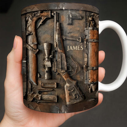 Personalized Hunting Enthusiast Gear - Personalized Custom Coffee Mug - HTG005_MG