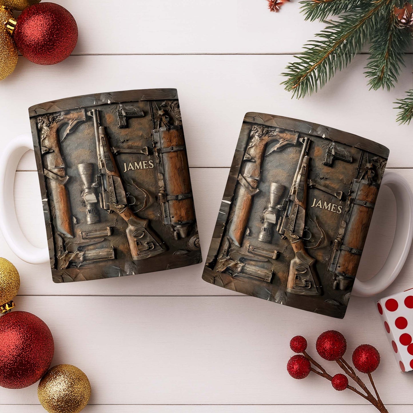Personalized Hunting Enthusiast Gear - Personalized Custom Coffee Mug - HTG005_MG