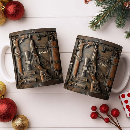 Personalized Hunting Enthusiast Gear - Personalized Custom Coffee Mug - HTG005_MG