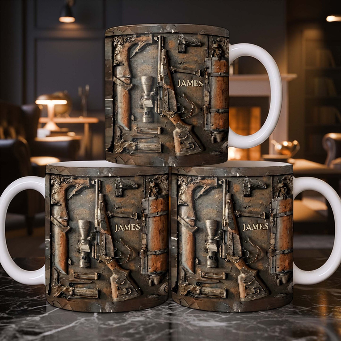 Personalized Hunting Enthusiast Gear - Personalized Custom Coffee Mug - HTG005_MG