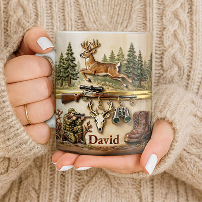 Classic Hunting Gear And Wildlife Imager - Personalized Custom Coffee Mug - HTG006_MG