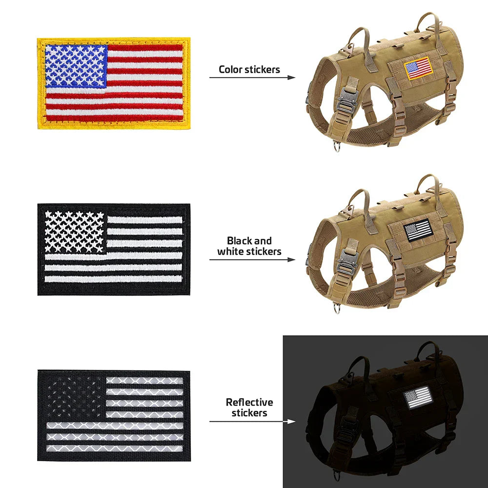 Large Dogs Training Harnesses With Pouches
