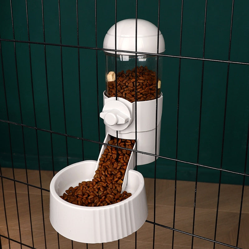 Automatic Hanging Pet Feeder For Crates