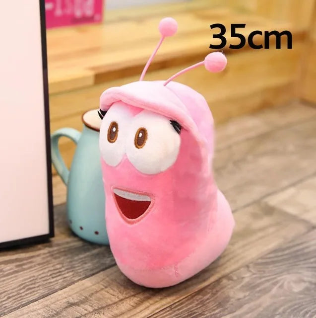 Creative soft cute stuffed larva toy