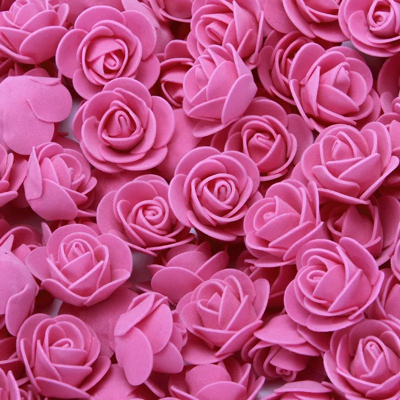 Foam Rose Teddy Bears 3cm - 50/100/200 Pieces for DIY, Wedding, and Home Decoration
