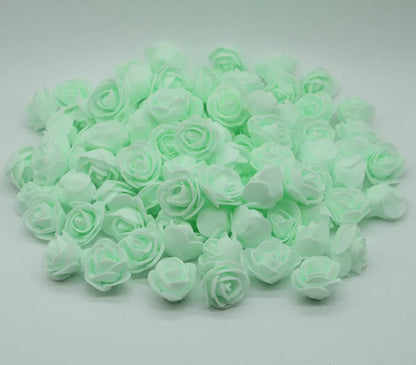 Foam Rose Teddy Bears 3cm - 50/100/200 Pieces for DIY, Wedding, and Home Decoration