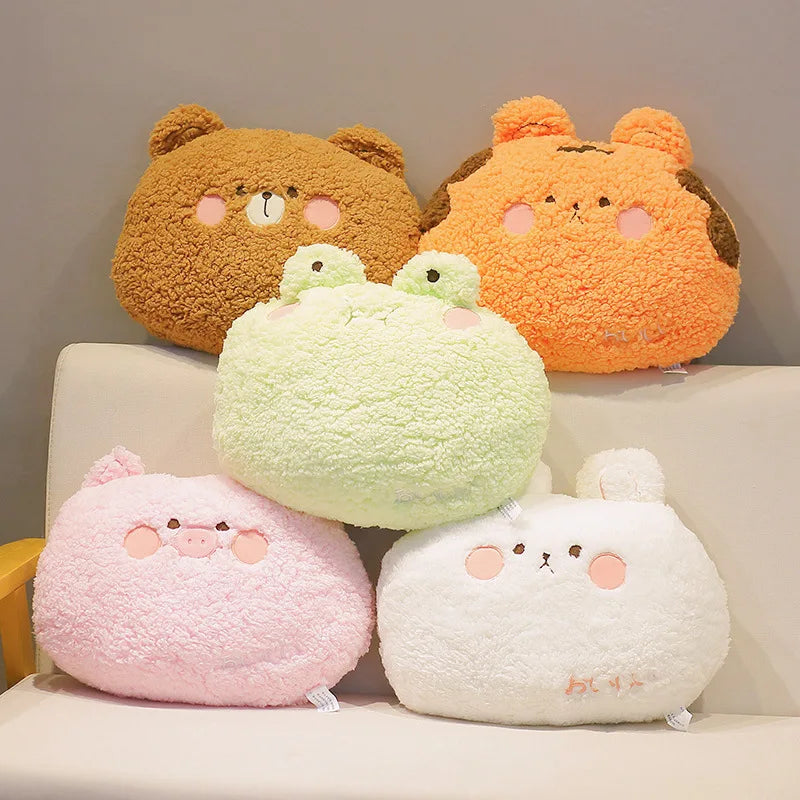 Kawaii Plush Animal Pillows - Soft, Adorable Cushions for Kids