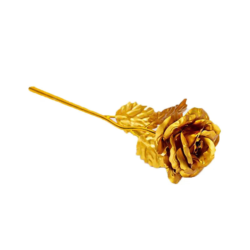 24K Gold Rose Flower for Valentine's Day and Gifts