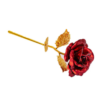 24K Gold Rose Flower for Valentine's Day and Gifts