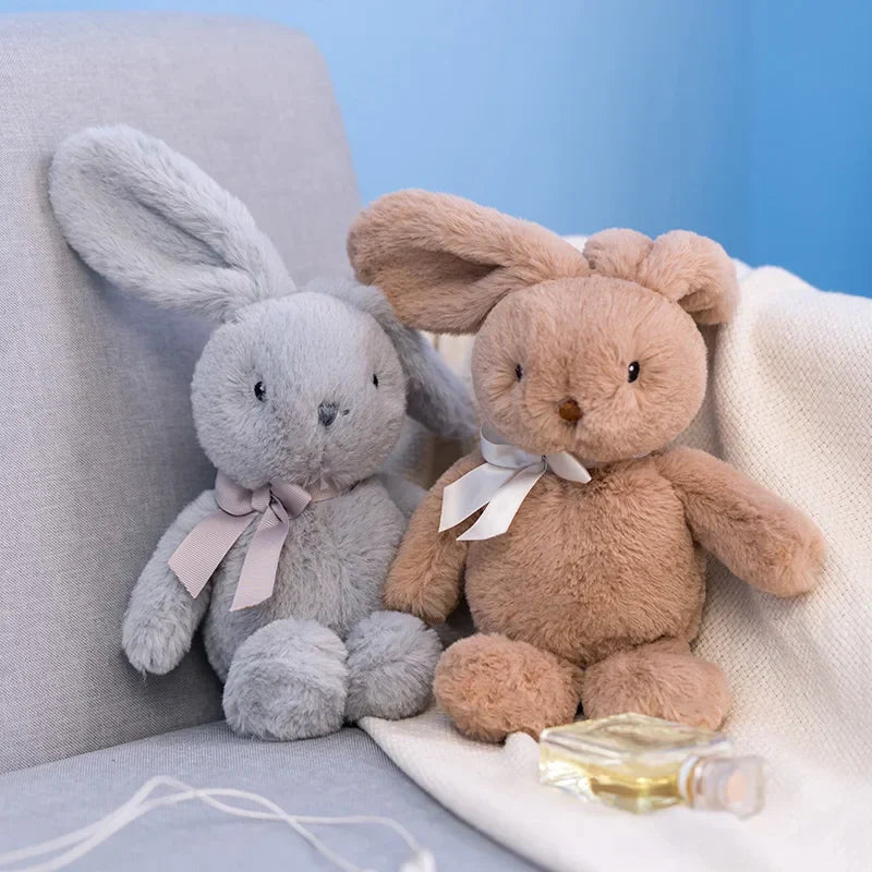 Kawaii Rabbit Plushie: Adorable Bow Tie Hug Doll for Creative Gifts
