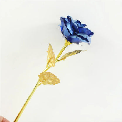 24K Gold Foil Rose Gift Set for Valentine's Day Love