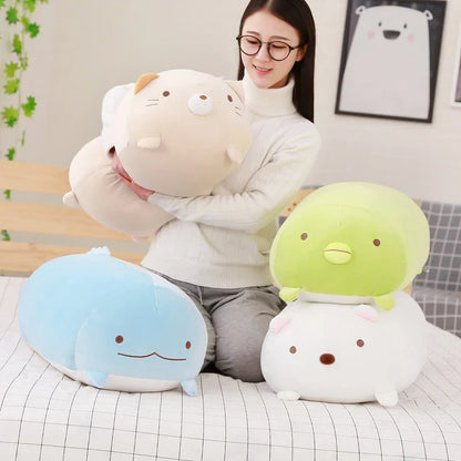 Cute Cartoon Animal Plush Pillows - Adorable Gifts for Kids