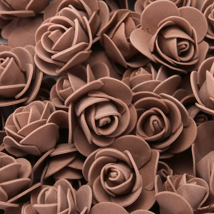Foam Rose Teddy Bears 3cm - 50/100/200 Pieces for DIY, Wedding, and Home Decoration