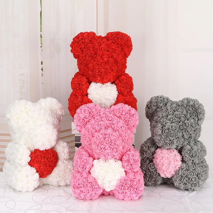 Foam Rose Teddy Bears 3cm - 50/100/200 Pieces for DIY, Wedding, and Home Decoration