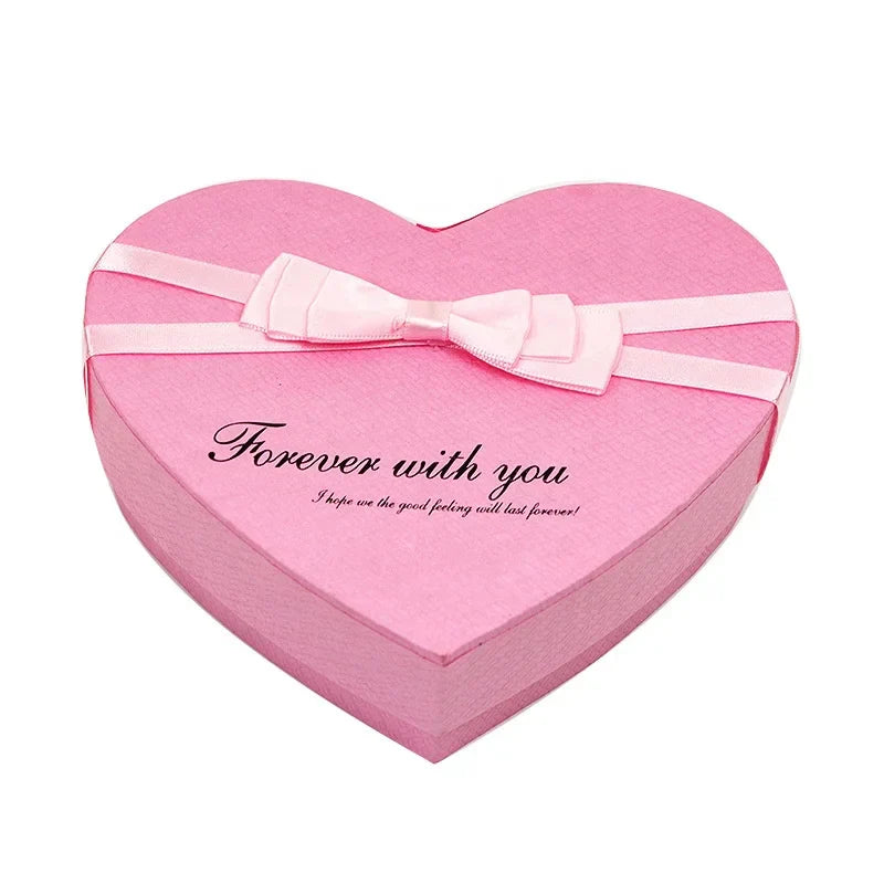 Rose Bear with Heart Shaped Display Case
