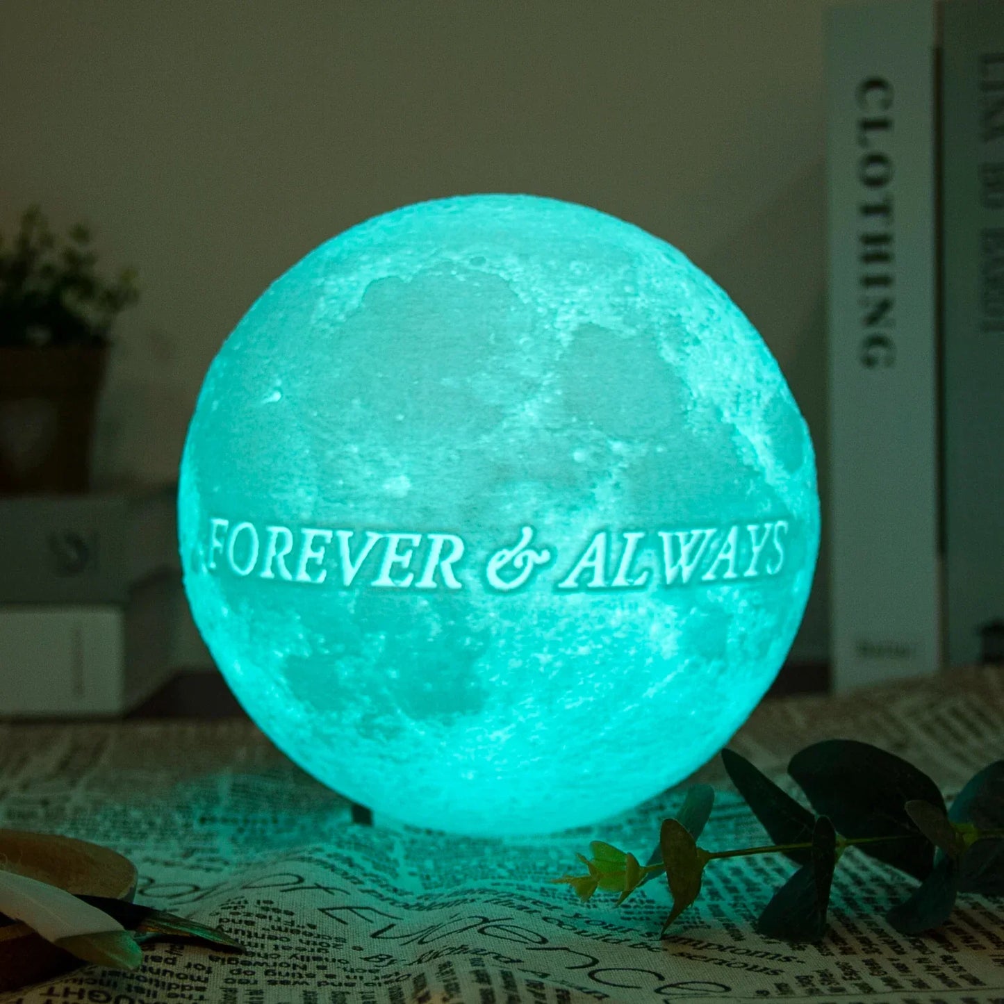 Personalized 3D Moon Photo Night Light