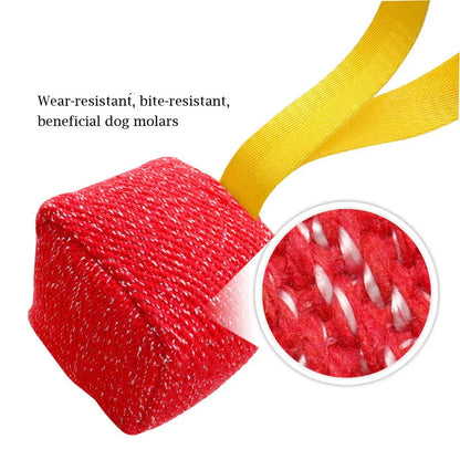 Large Dogs Bite Training Tugs Pillow Nylon Rope Handle