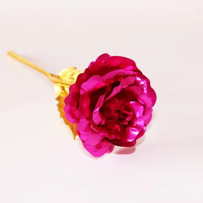 24K Gold Foil Rose Gift Set for Valentine's Day Love
