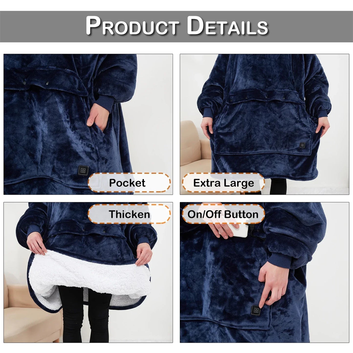 Heating Oversized Hoodie