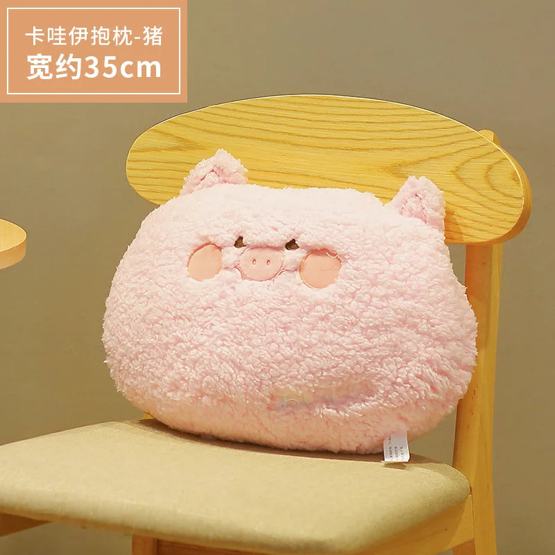 Kawaii Plush Animal Pillows - Soft, Adorable Cushions for Kids