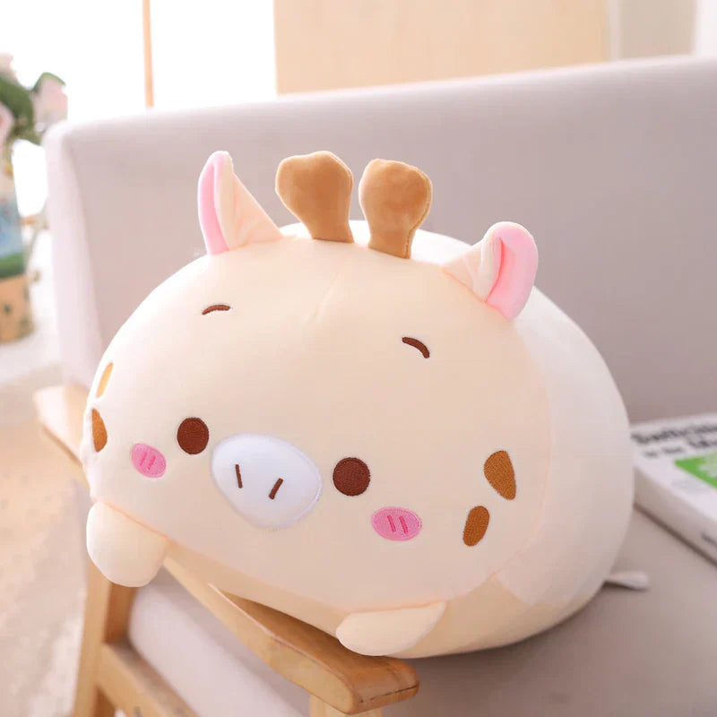 Cute Cartoon Animal Plush Pillows - Adorable Gifts for Kids