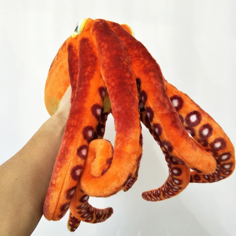 Plush Orange Octopus Toy - Perfect Birthday Gift for Kids!