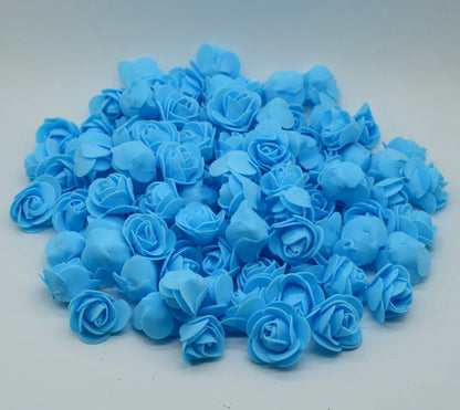 Foam Rose Teddy Bears 3cm - 50/100/200 Pieces for DIY, Wedding, and Home Decoration