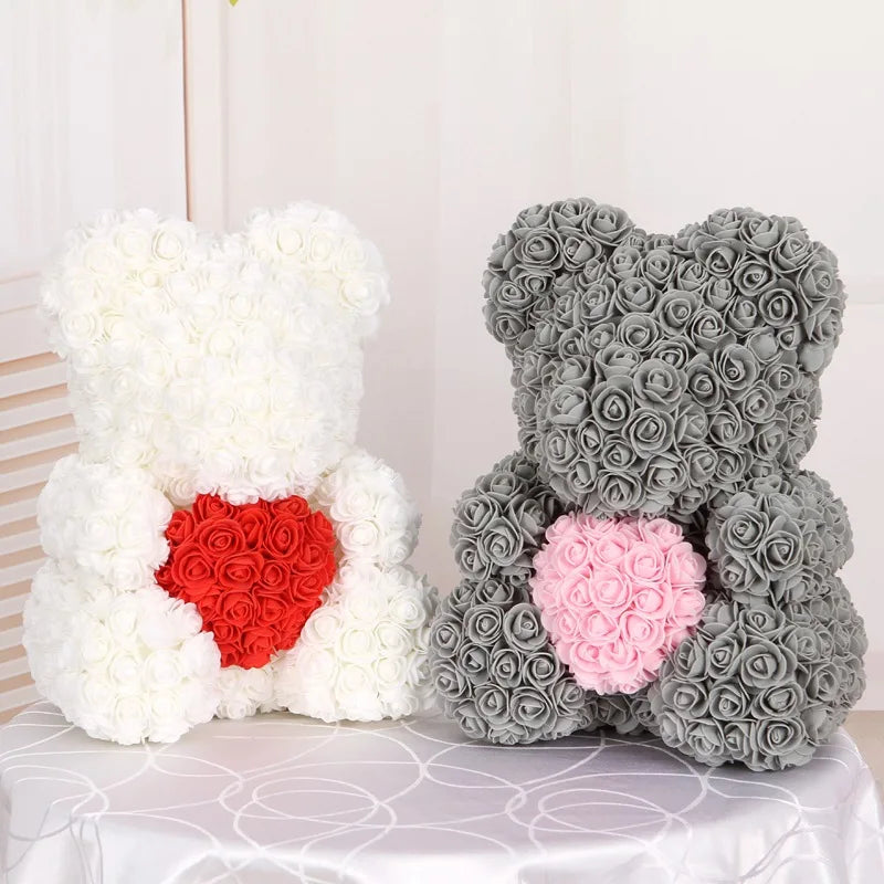 Foam Rose Teddy Bears 3cm - 50/100/200 Pieces for DIY, Wedding, and Home Decoration