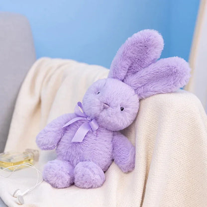 Kawaii Rabbit Plushie: Adorable Bow Tie Hug Doll for Creative Gifts