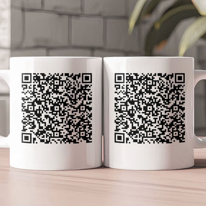 Hidden Swear Words In A Mug Custom QR Voice - Personalized Mug