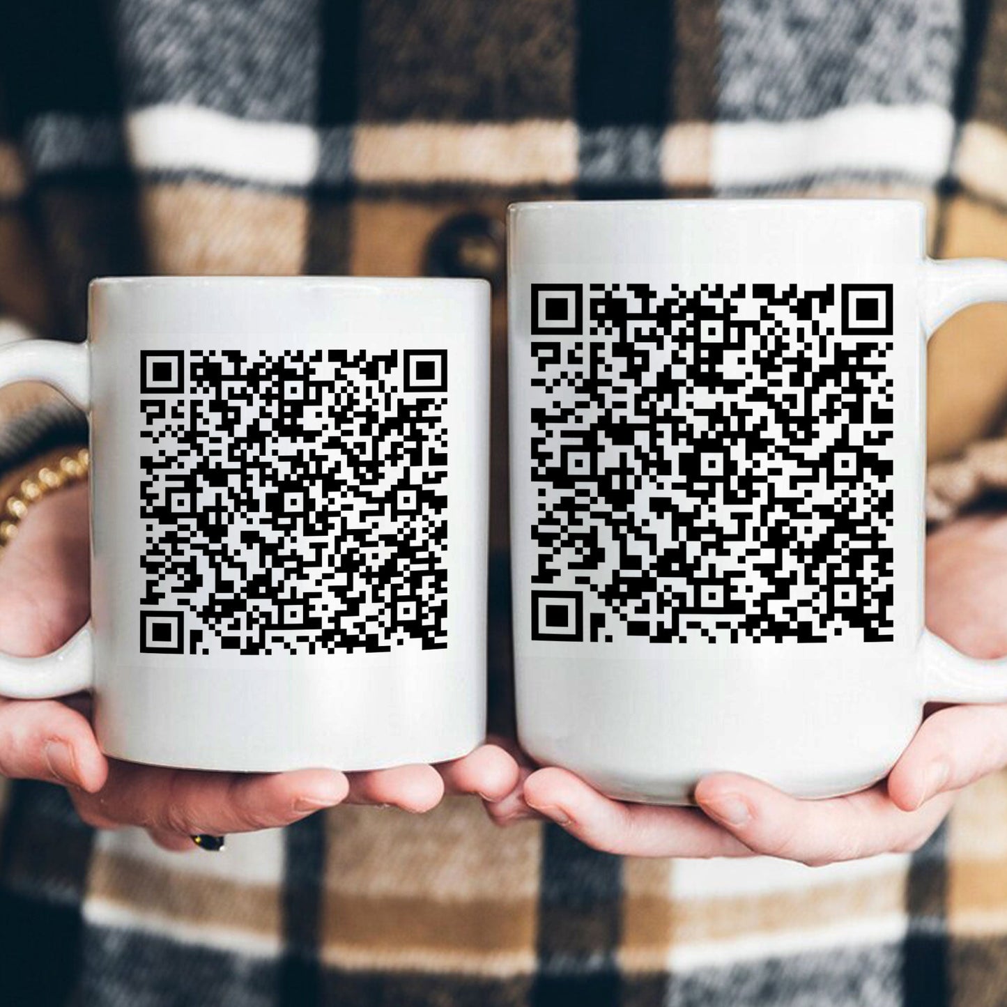 Hidden Swear Words In A Mug Custom QR Voice - Personalized Mug