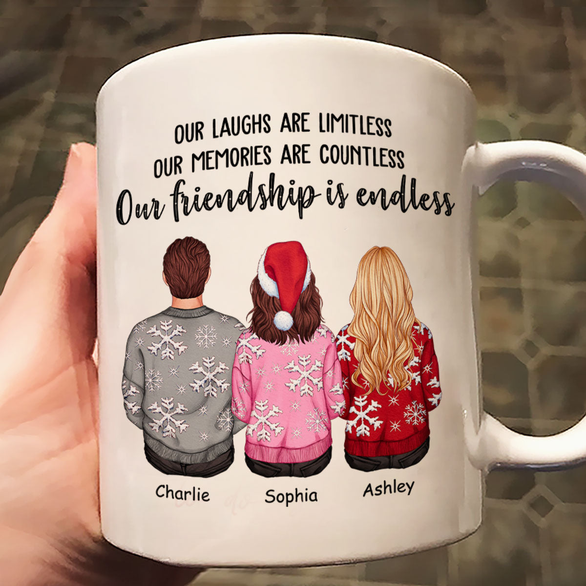 Personalized Best Friends Mug Gift, Personalized Friendship Gift, Soul Sister Christmas Gift for Best Friend, Long Distance Friendship Gift