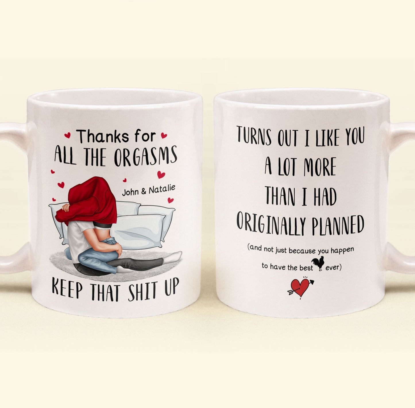 I Like You A Lot More Than I Planned - Personalized Mug