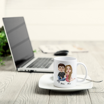 I Met You I Liked You I Love You I Am Keeping You - Personalized Mug - Anniversary, Valentine's Day Gift For Husband, Boyfriend, Fiancé